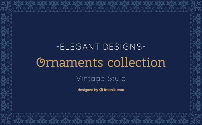 Vintage Style Ornaments Collection