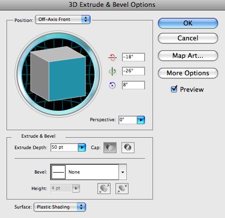 Working with 3D Text In Illustrator