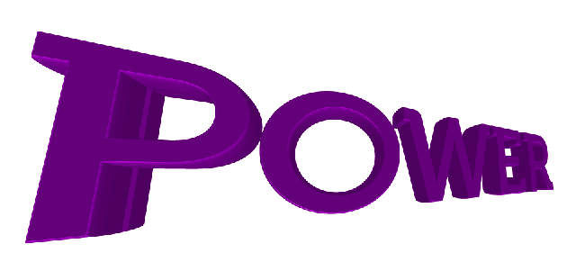 Purple 3D Text In Illustrator