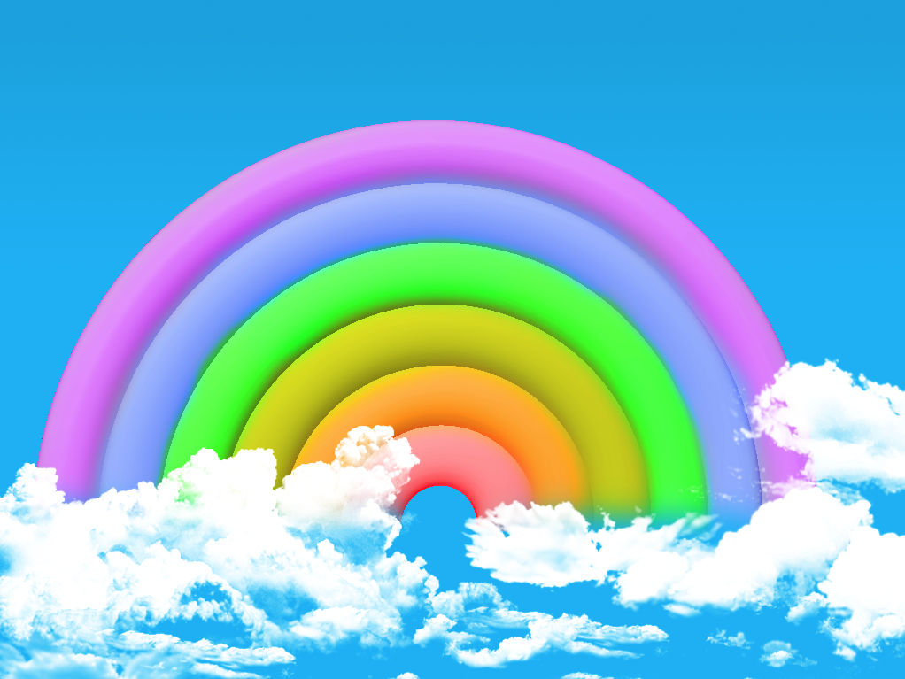 3D Rainbow in Photoshop Step 6