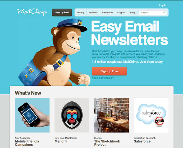 mailchimp Email Marketing services provider