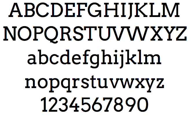 Arvo Slab Serif Fonts