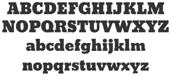 Bevan Slab Serif Fonts