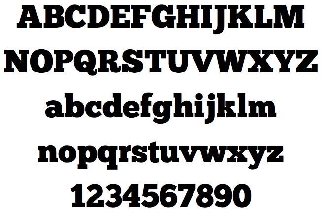 Chunkfive Slab Serif Fonts
