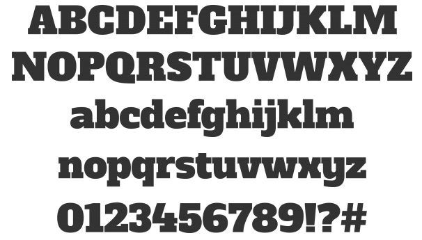 Alfa Slab- Slab serif fonts