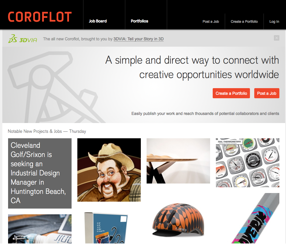 Coroflot - Top Portfolio Websites For Designers