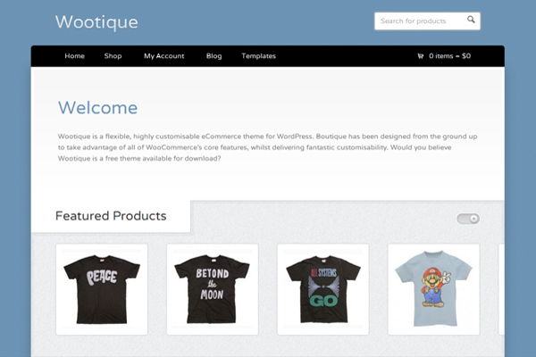 Wootique-Best Free WordPress eCommerce Themes