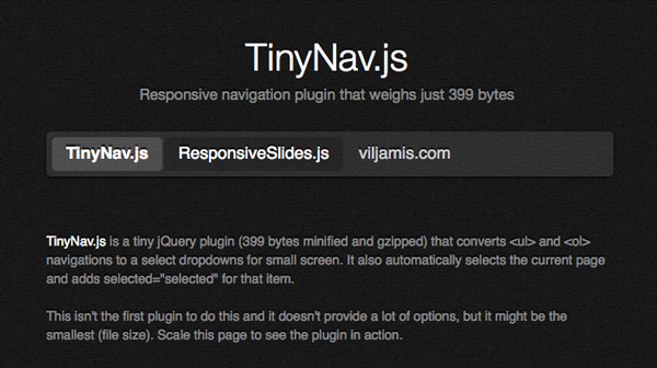 jquery-plugins_tinynav