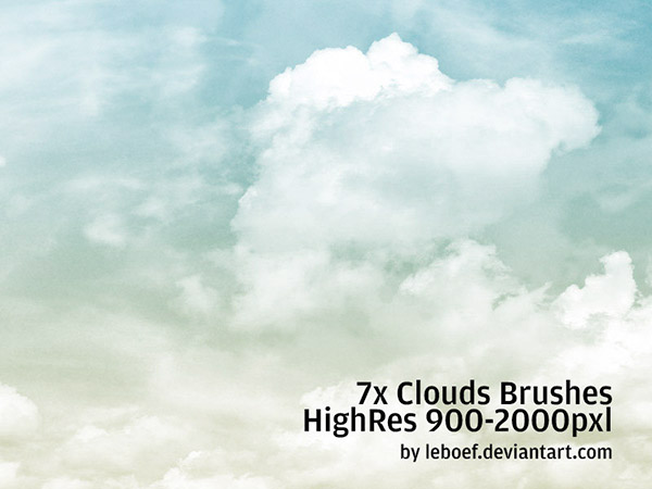 cloud brush photoshop deviantart