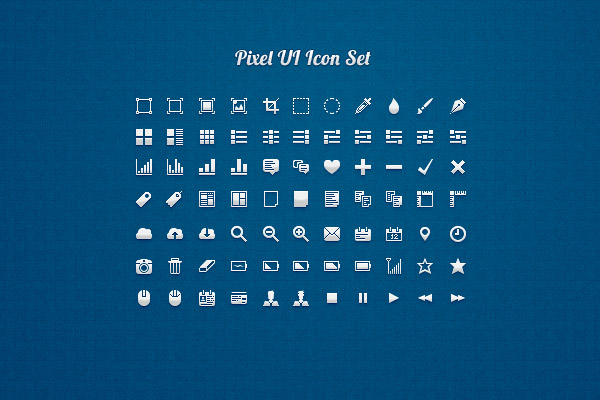 Pixel-UI-Free-Photoshop-Icon-sets