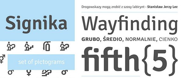 signika the best fonts of 2012.