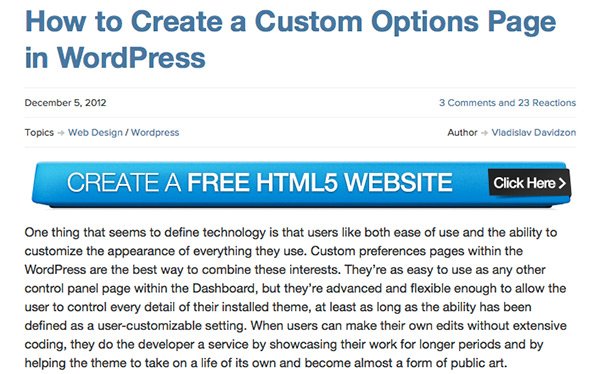Wordpress Options Web Design, Graphic Design, & Typography