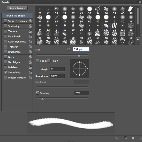 create custom brush photoshop