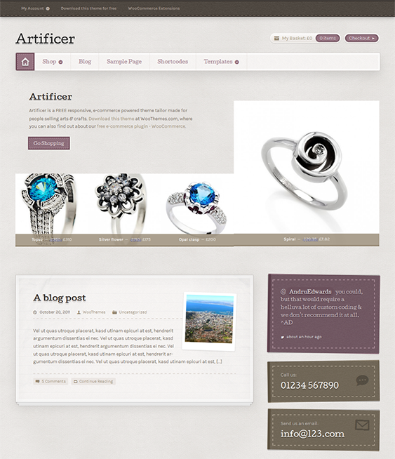 artificer-free-wordpress-ecommerce-themes