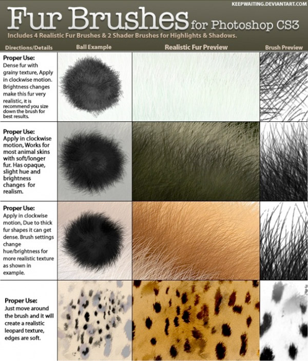 fur_free_Photoshop_brushes