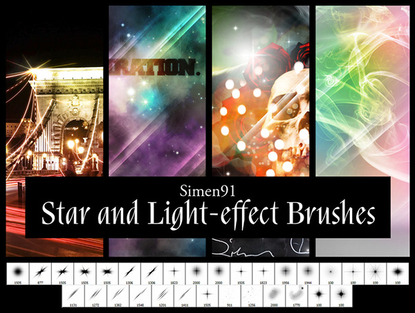 star_and_light_free_Photoshop_brushes