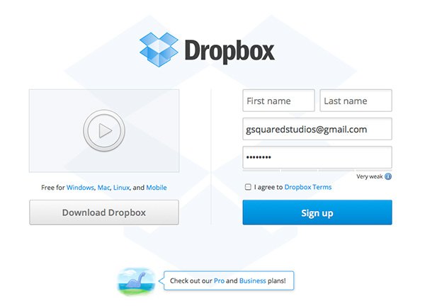 Free Online Storage Solutions - dropbox