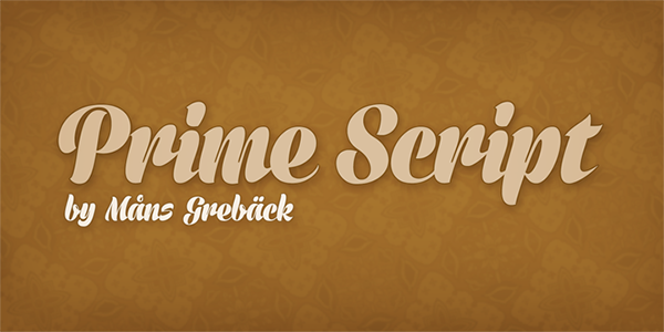 Free Script Fonts: Prime Script