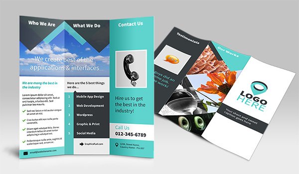tri-fold-brochure-preview - best Free Photoshop Templates