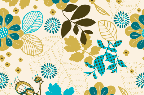 Free Vector File of Week: Peacock Vanity Vector Foliage