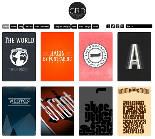 Grid: Free Responsive WordPress Portfolio Themes