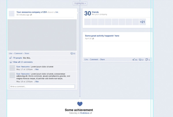 Free Facebook Timeline Psd Template Creative Beacon