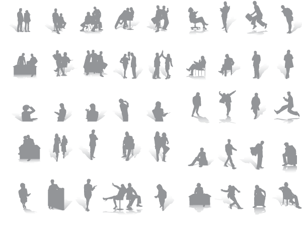 photoshop human shapes free download