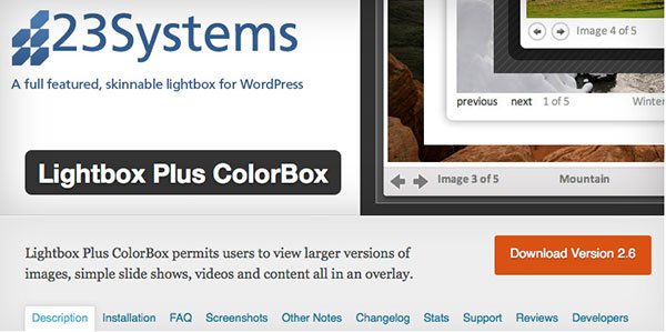 lightbox plus colorbox wordpress gallery plugins