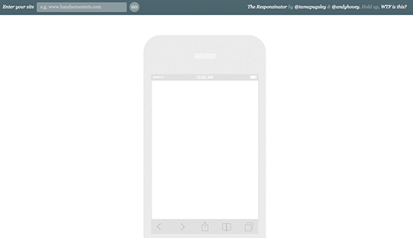 Responsinator: Tools for responsive design