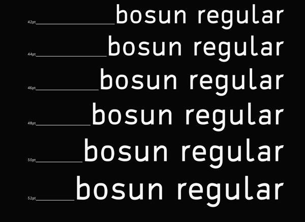 awesome free fonts: bosun