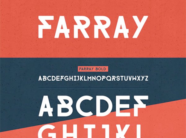 awesome free fonts: farray