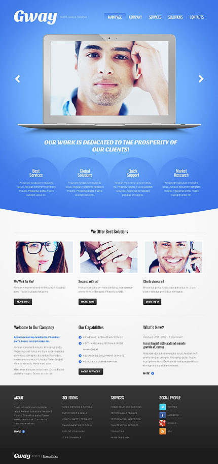 Business Responsive WordPress Theme