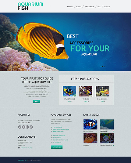 Into the Deep Blue With 20 Blue Wordpress Themes | Creative Beacon