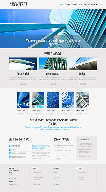 Architecture Business WordPress Theme