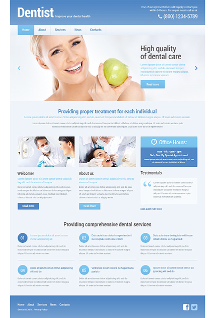 Dentistry Responsive WordPress Theme