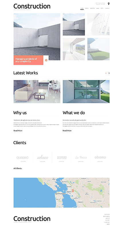 Construction Company recent WordPress themes