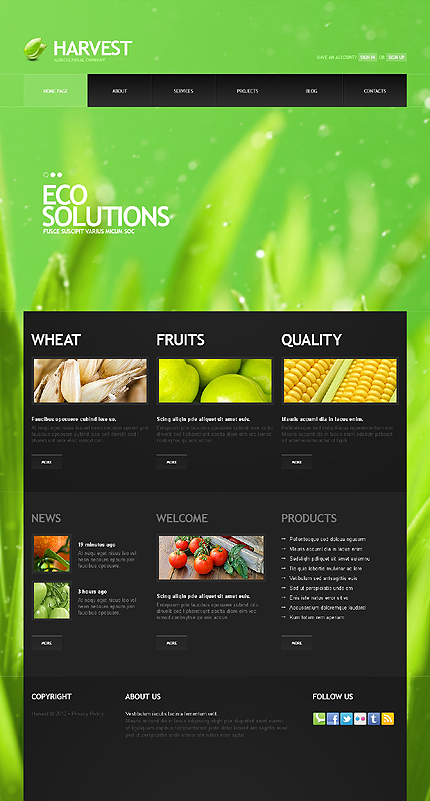 Natural Agriculture Joomla Templates