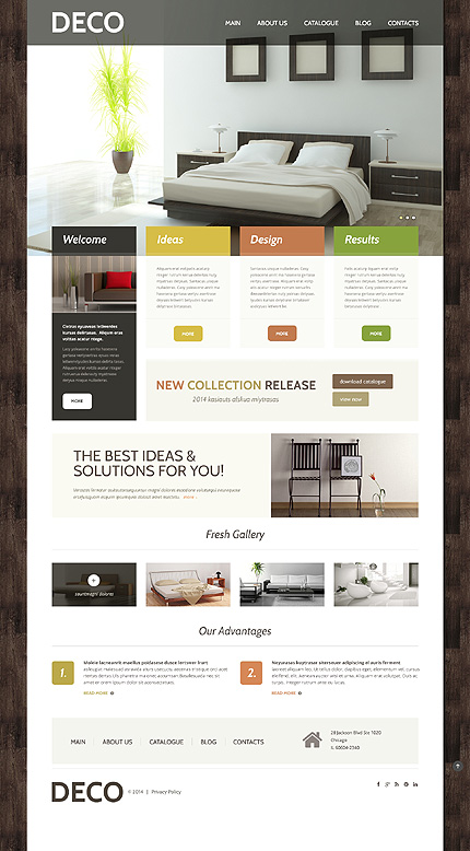 Interior Design Responsive WordPress Theme