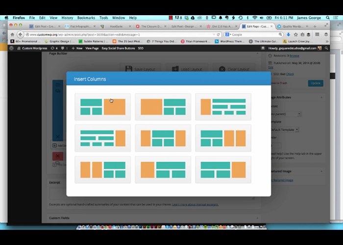 Specialty Layout Sections