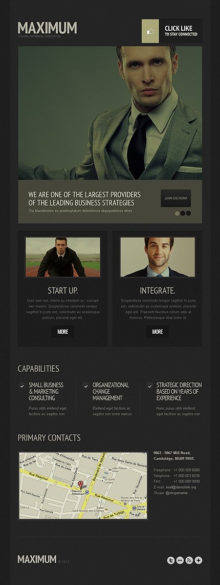 Business Facebook Template