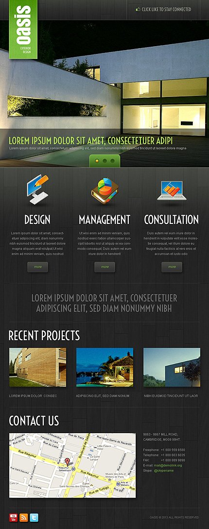 Exterior Design Facebook Template