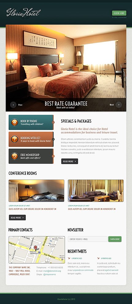 Hotels Facebook Template