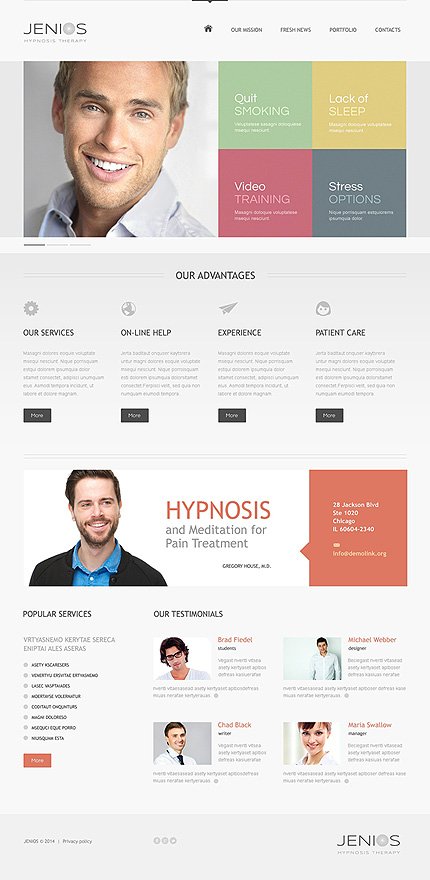 Medical Responsive Drupal Template