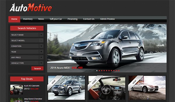 Wordpress Ecommerce Themes: Automotive
