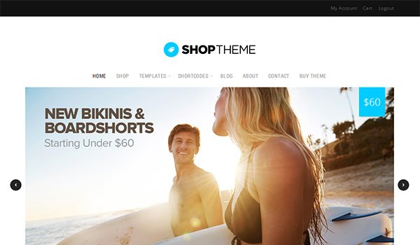 Wordpress Ecommerce Themes: Shop