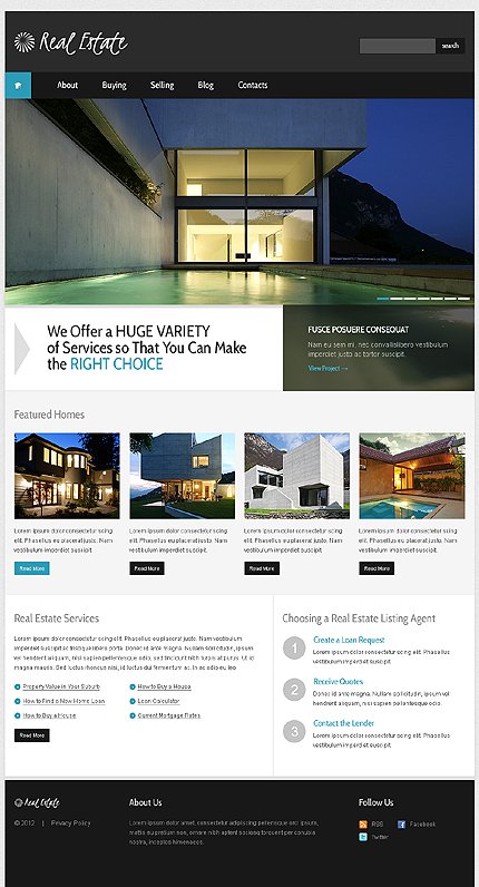 Real Estate Agency WordPress Theme