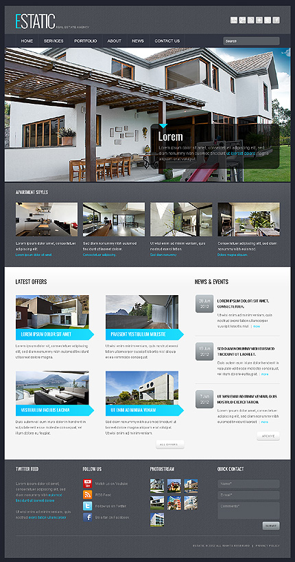 Real Estate WordPress Theme