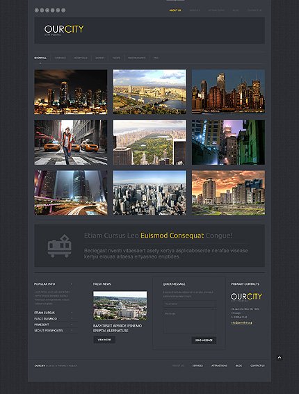 City Portal Responsive WordPress Theme