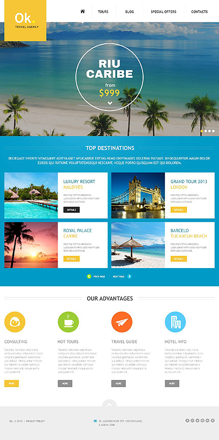 Travel Company Joomla Template