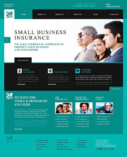 Insurance Advisor Business WordPress Themes